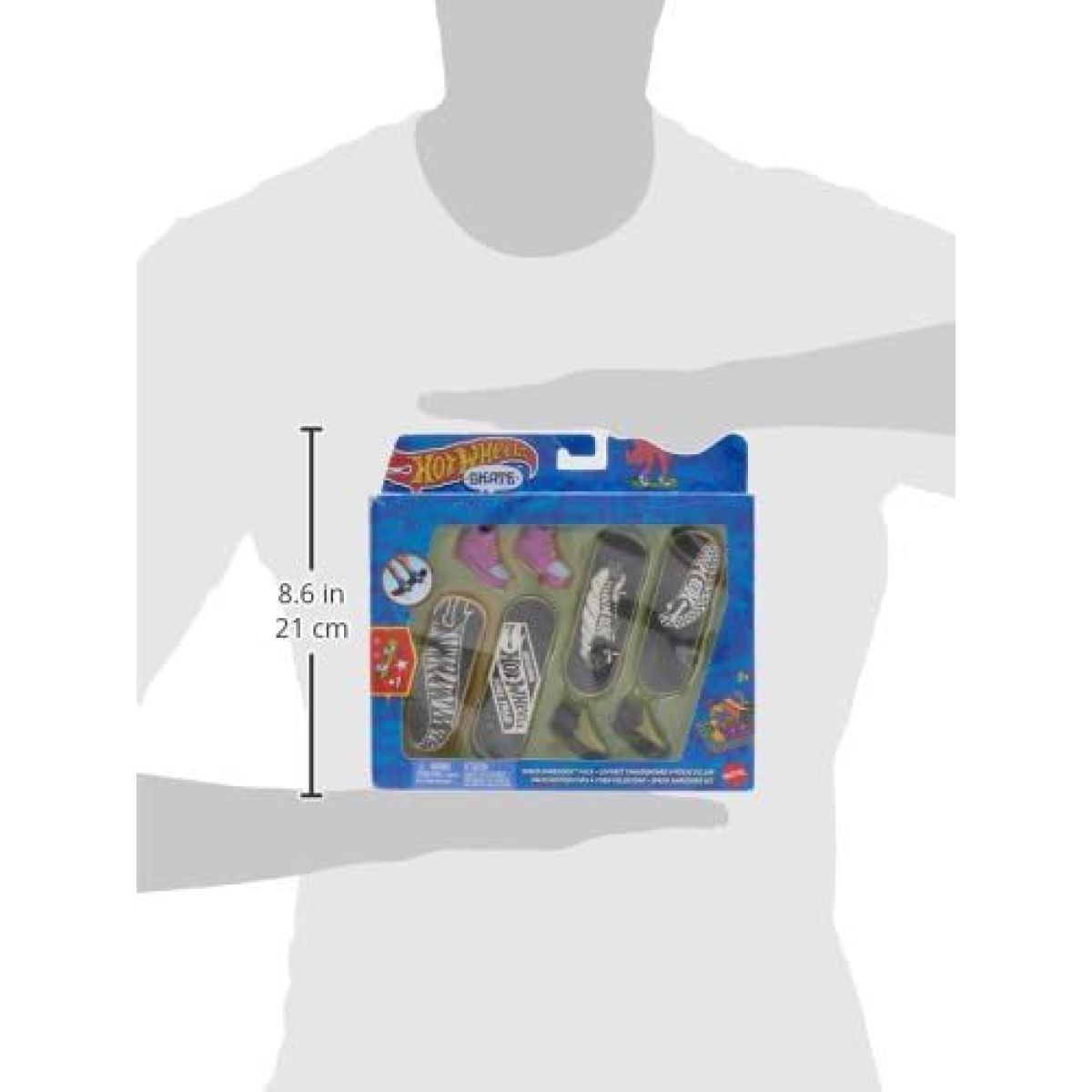 Mattel Hot Wheels Skate Tony Hawk Fingerboard a Removable Skate Shoes Multipack varianta 4