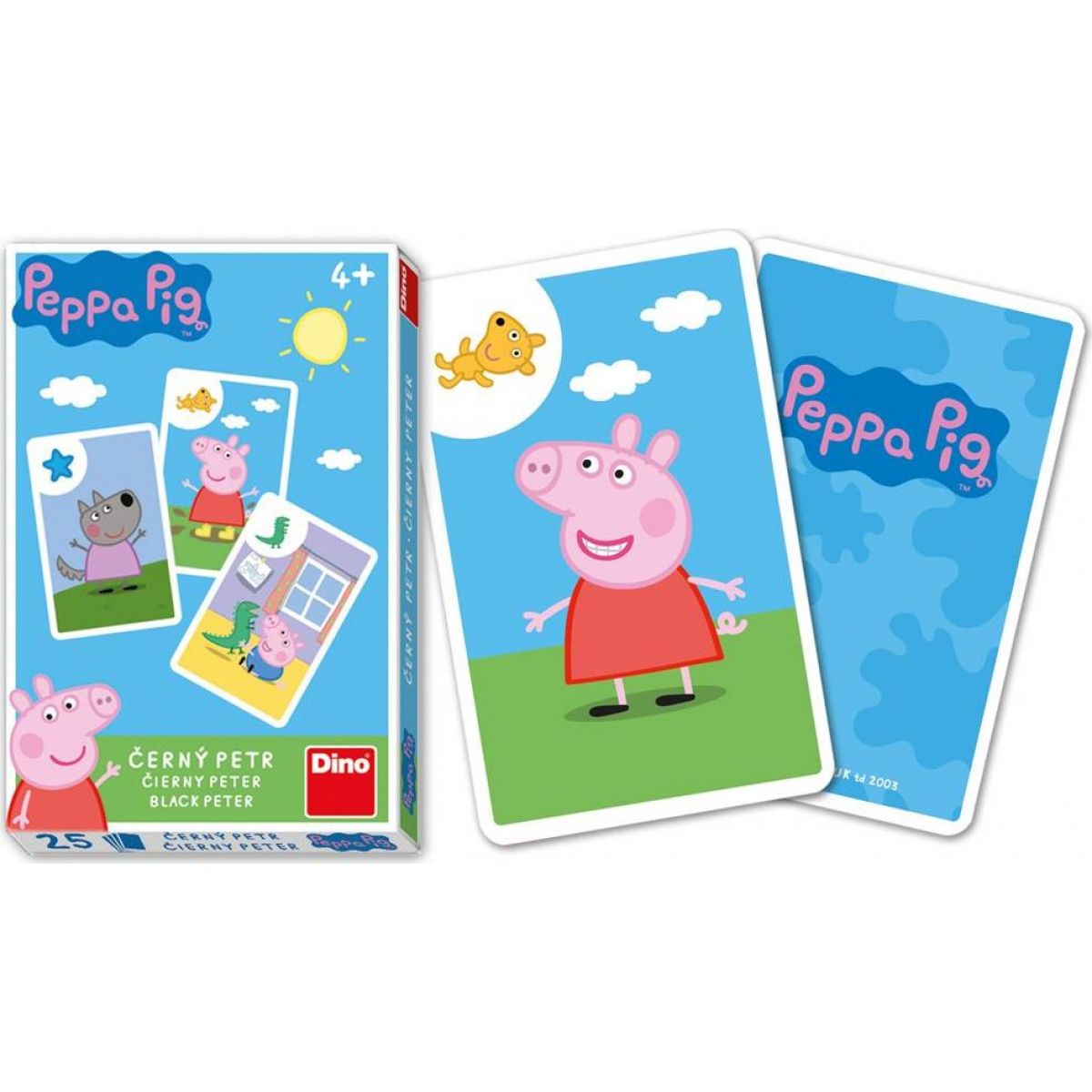 Dino Peppa Pig černý Petr