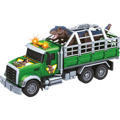 Sparkys CITY SERVICE CAR - 1:14 - Nákladní auto na přepravu dinosaurů (se zvukem, světly a dalšími funkcemi)