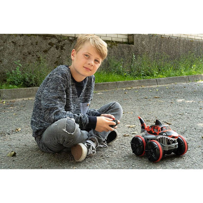 RC obojživelné auto žralok červený
