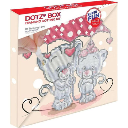Dotzies Diamantové malování - Láska v dešti