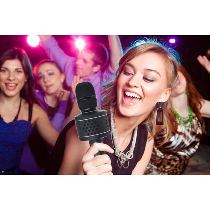 Mikrofon Karaoke Bluetooth černý