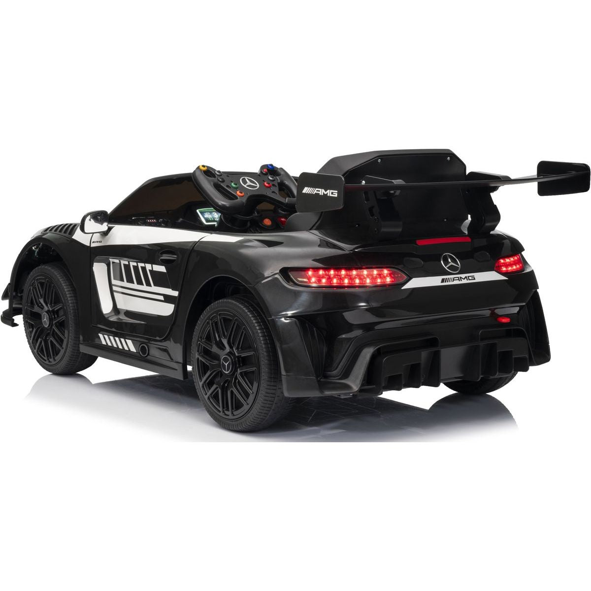 Sparkys Dětské elektrické auto Mercedes-Benz AMG oranžové + dálkový ovladač