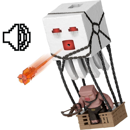 Mattel Minecraft velká figurka Ghast s ohnivou koulí