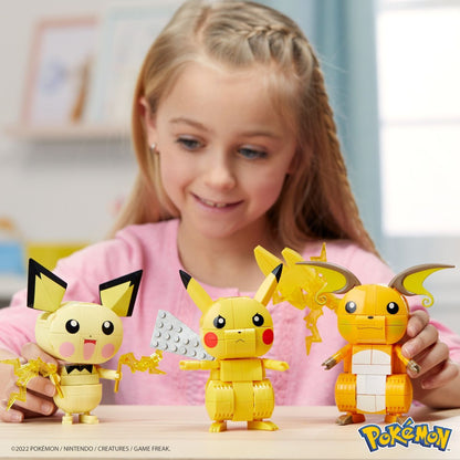 Mega Construx Postav a vystav si Pikachu a jeho vývojové Trio