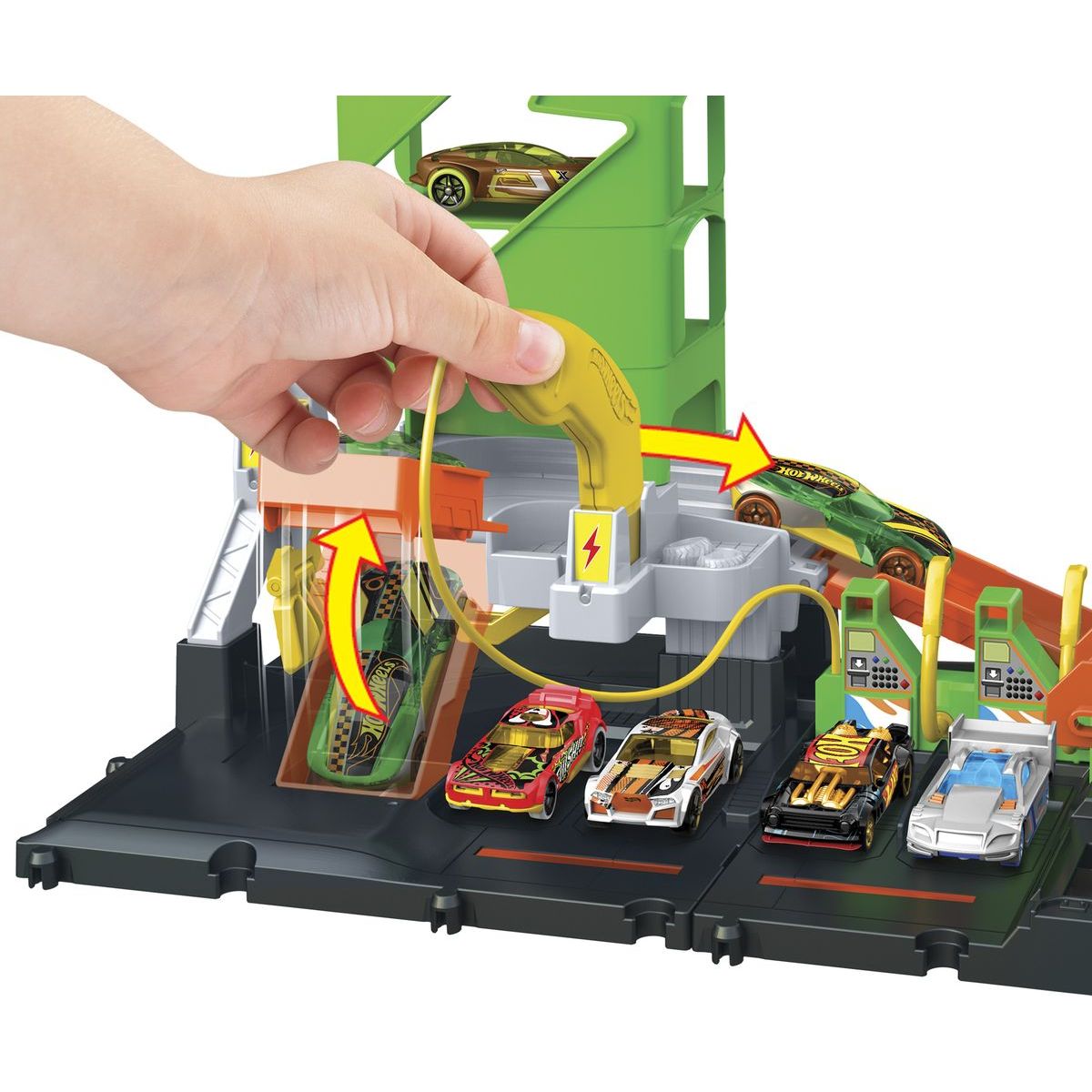 Mattel Hot Wheels City super nabíjecí stanice