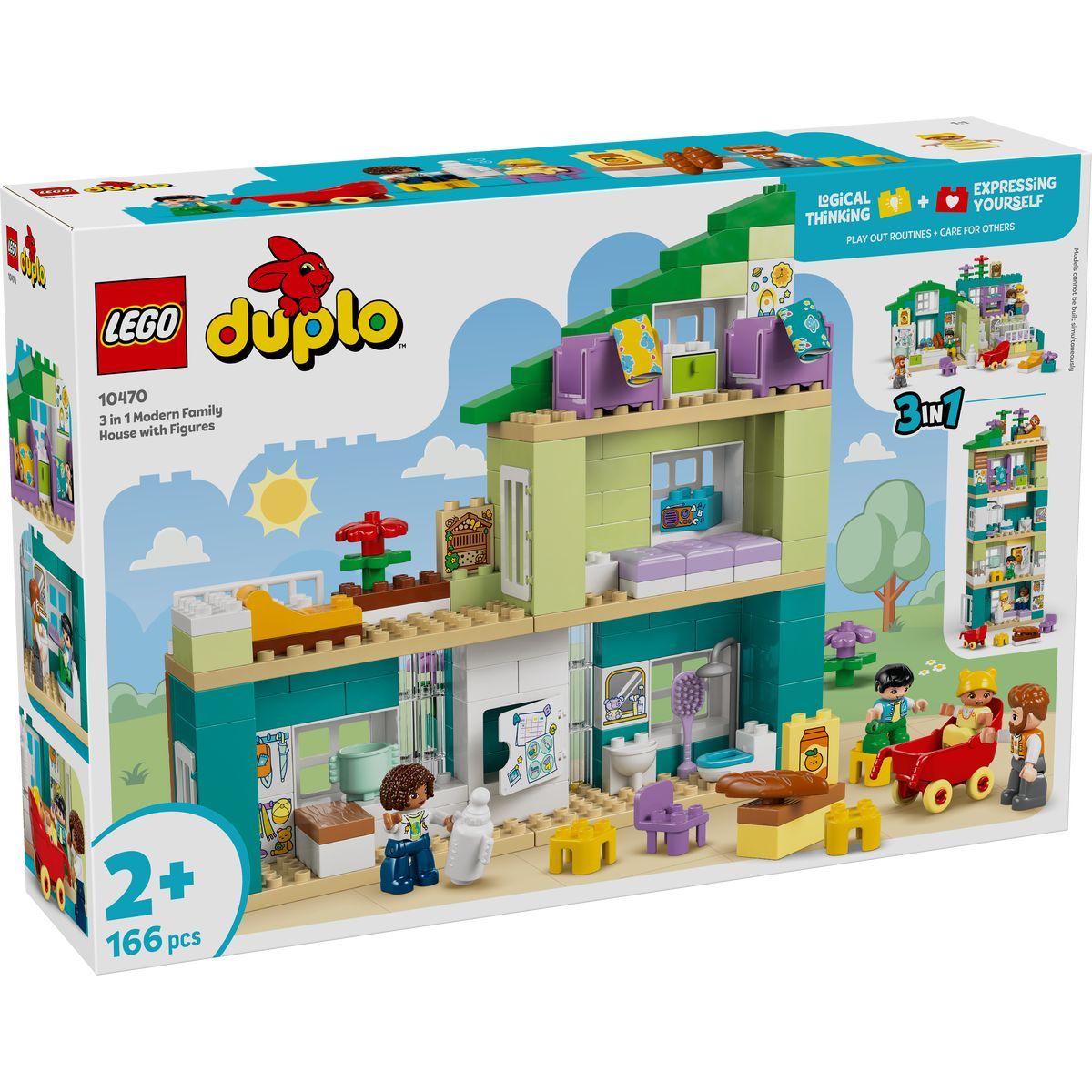 LEGO® 10470 Moderní rodinný dům 3 v 1 s figurkami