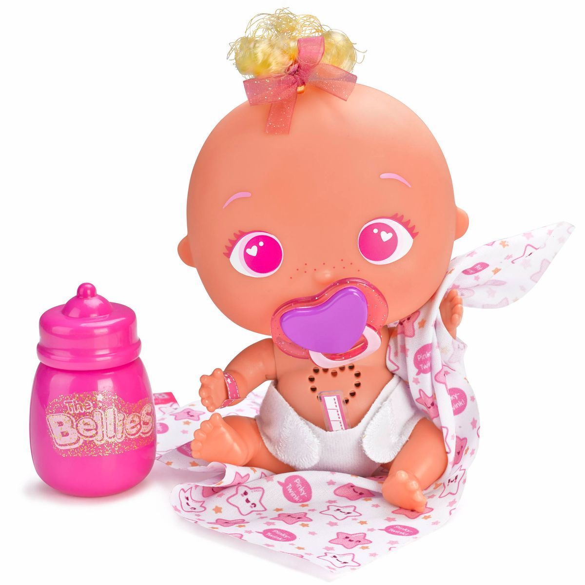 Epee Bellies Sweet Tummies interaktivní panenka s doplňky Pinky-Twink 16 cm