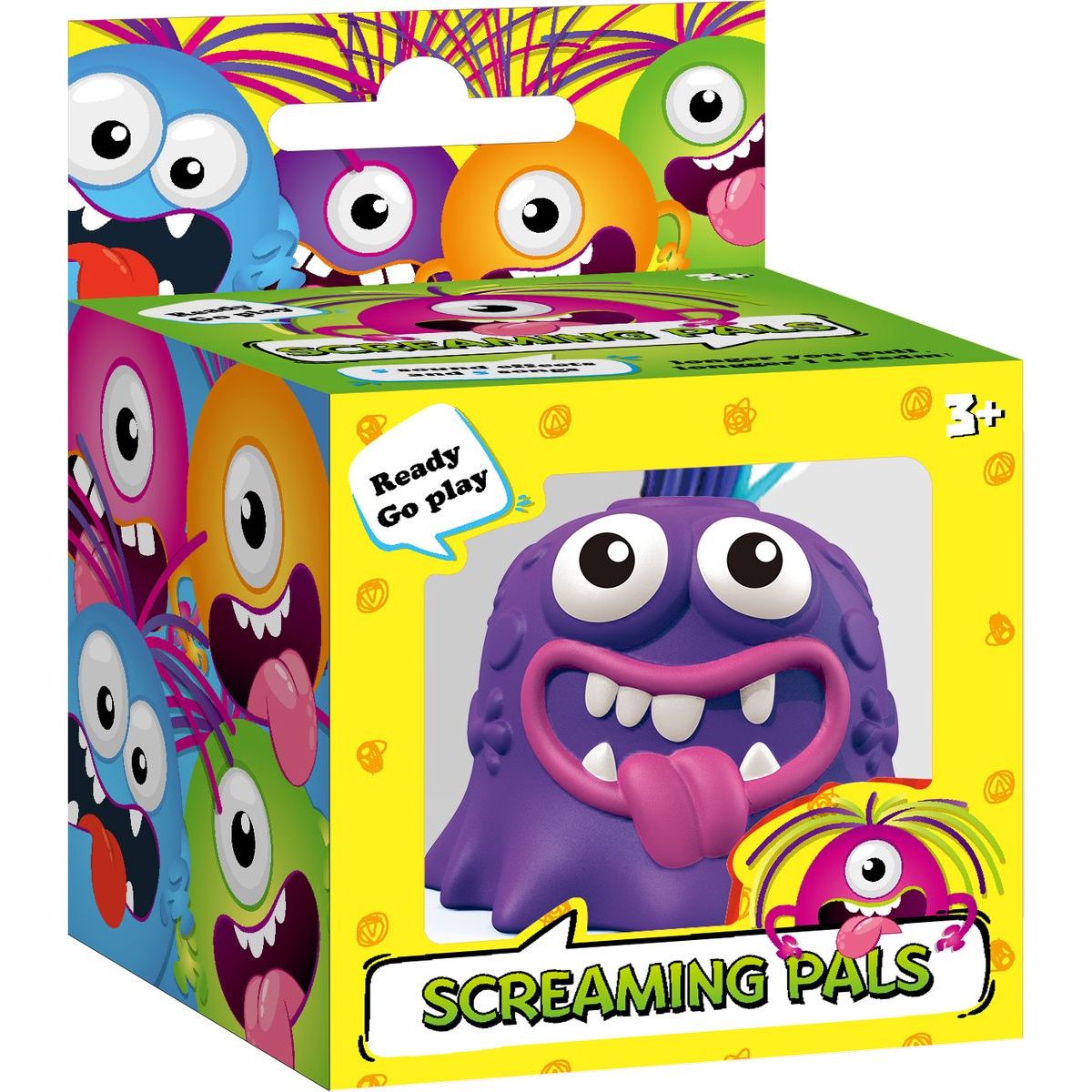Alltoys Žertovinka - křičící obluďák fialový