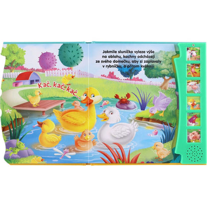 FONI Book Zvuková knížka Zvířátka na farmě Objevuj zvuky CZ verze