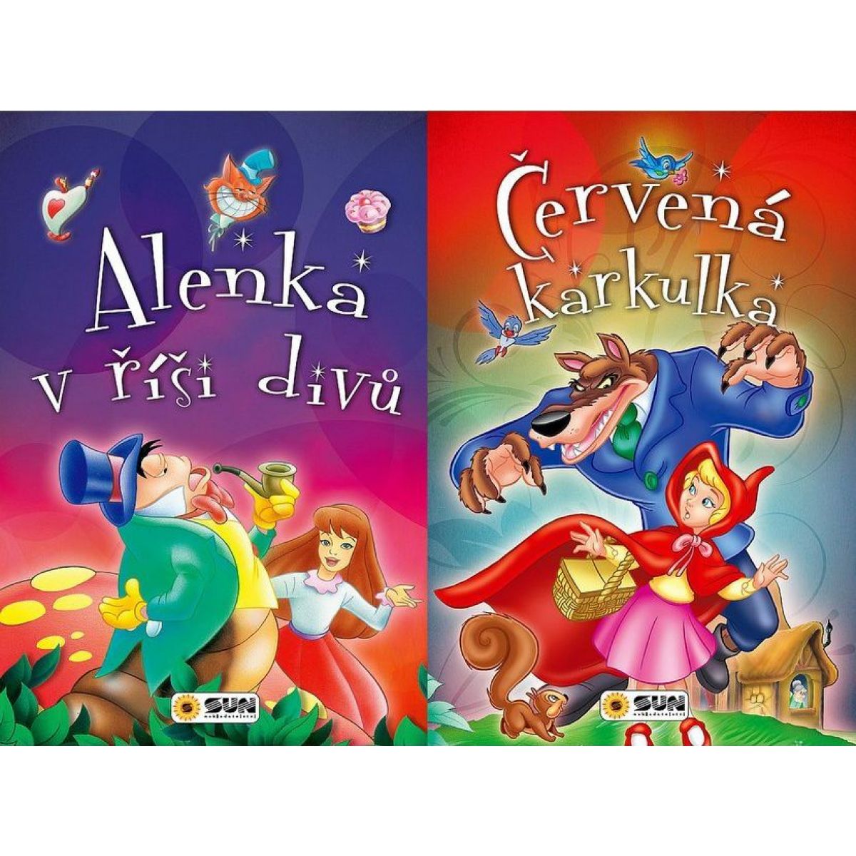 Sun Červená Karkulka a Alenka velká písmena