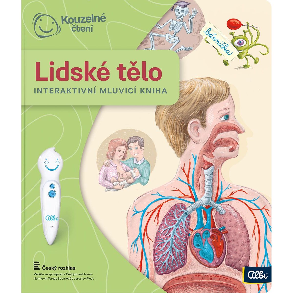Albi Kouzelné čtení 2.0 Albi tužka + Lidské tělo R50
