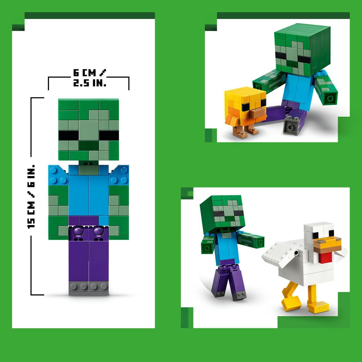 LEGO® Minecraft® 21582 Kuřecí žokej