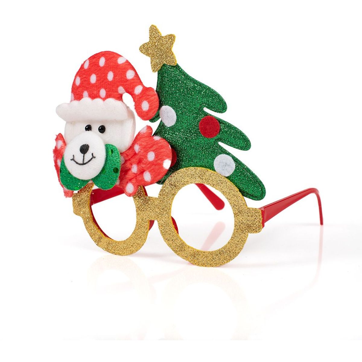 Alltoys Vánoční brýle s třpytkami 17x14 cm