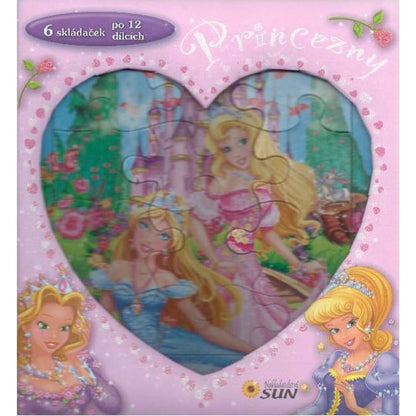 Sun Puzzle v knížce Princezny Srdce 12 dílků