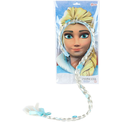 Teddies Sada pro princeznu Čelenka s copem 90 cm