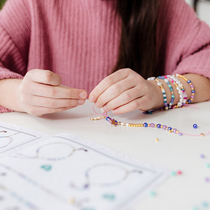 Craft Creative Sada na výrobu třpytivých náramků