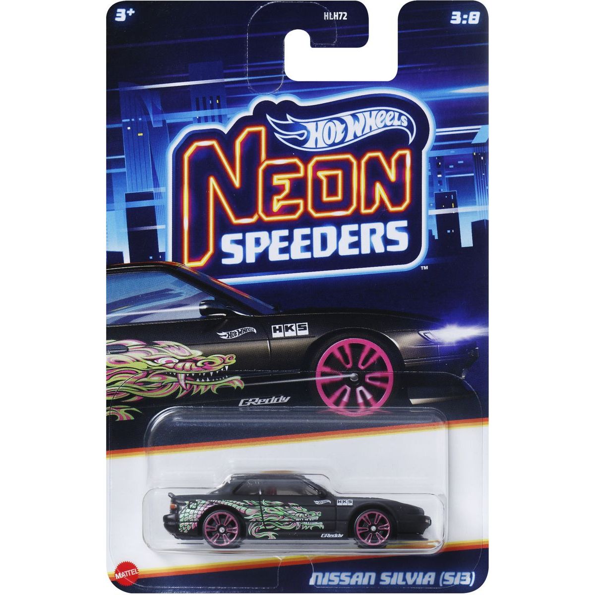 Mattel Hot Wheels autíčko Neon Speeders 1:64
