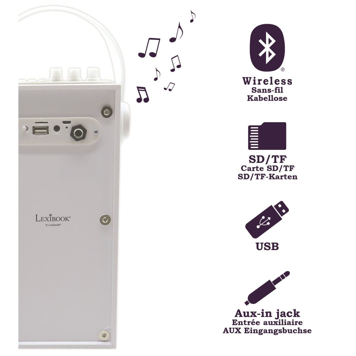Lexibook iParty bluetooth reproduktor s mikrofonem