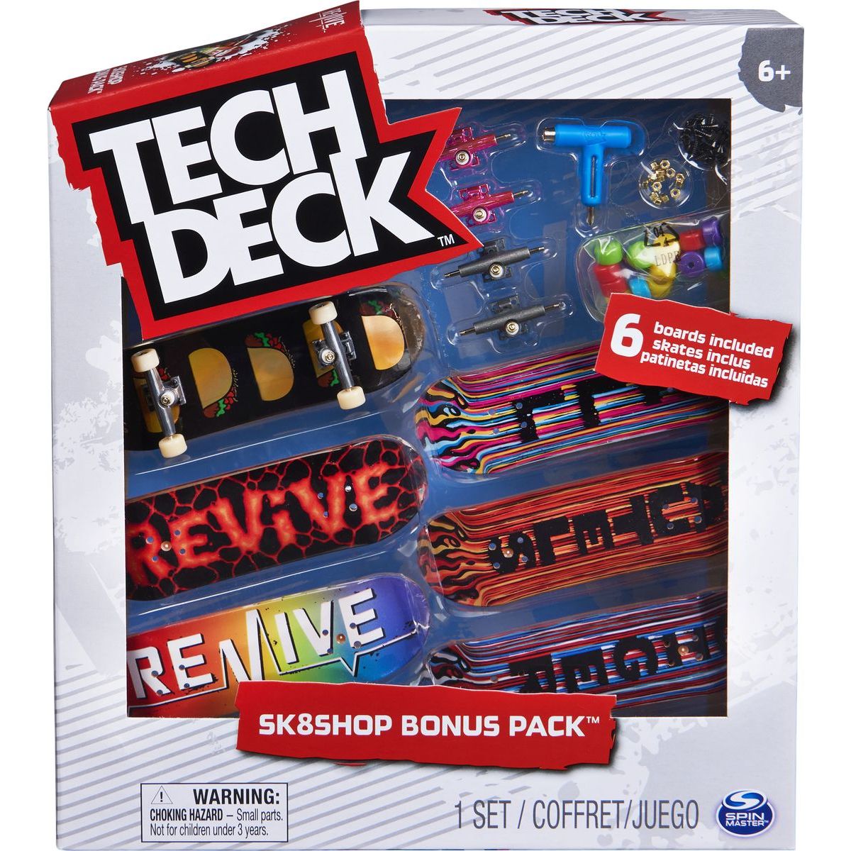 Tech Deck Skateshop 6 ks s příslušenstvím Revive