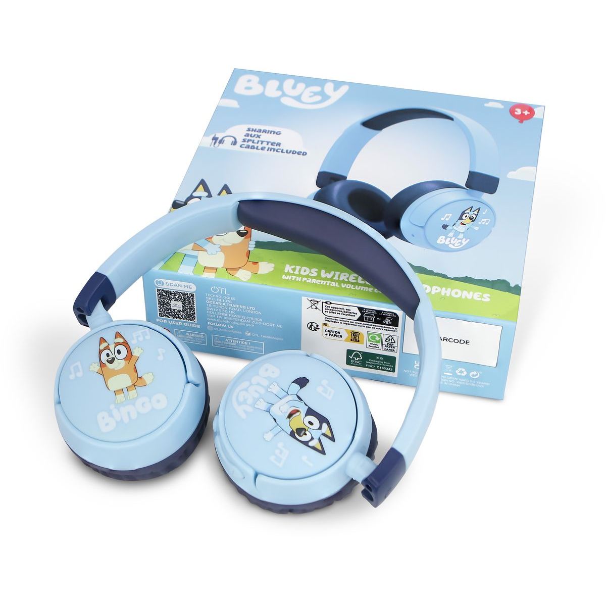 OTL Technologies Bluey Kids Wireless Headphones