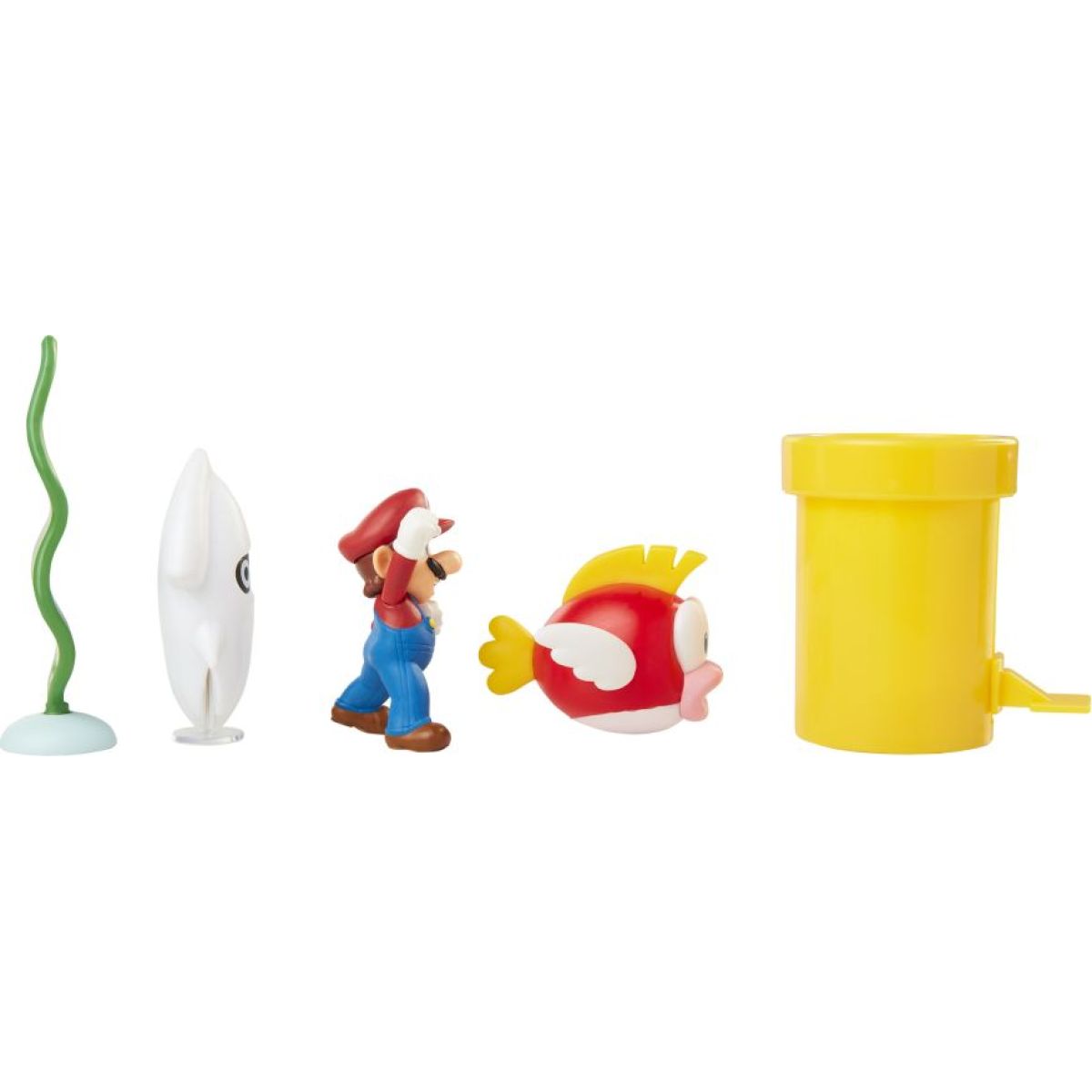Jakks Sada 5 figurek Super Mario Diorama 6 cm