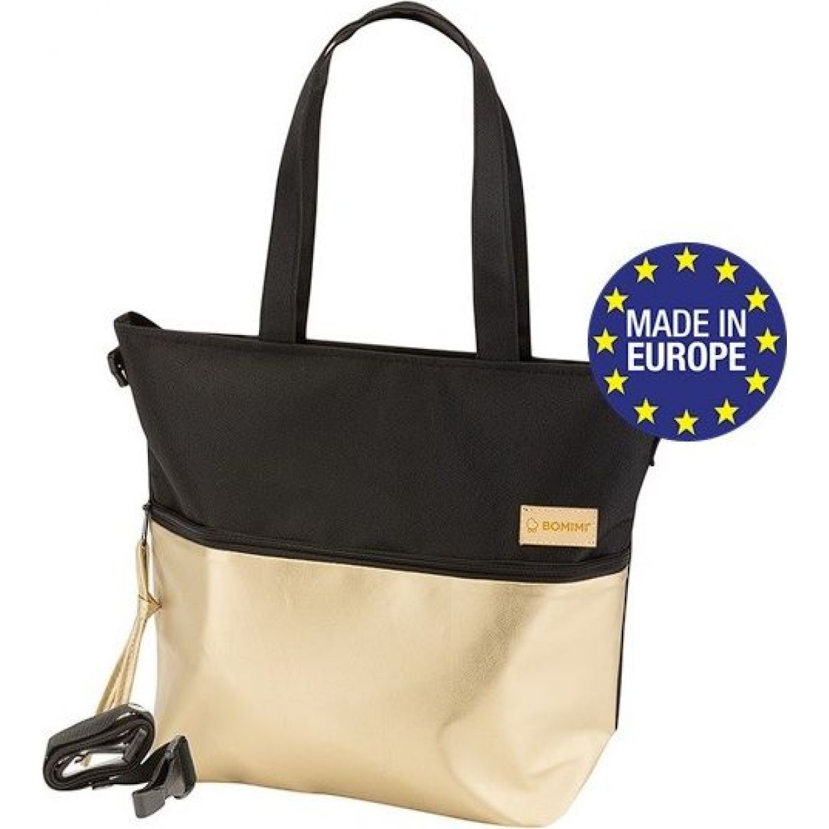 Bomimi taška na kočárek, Golden eko - kůže black