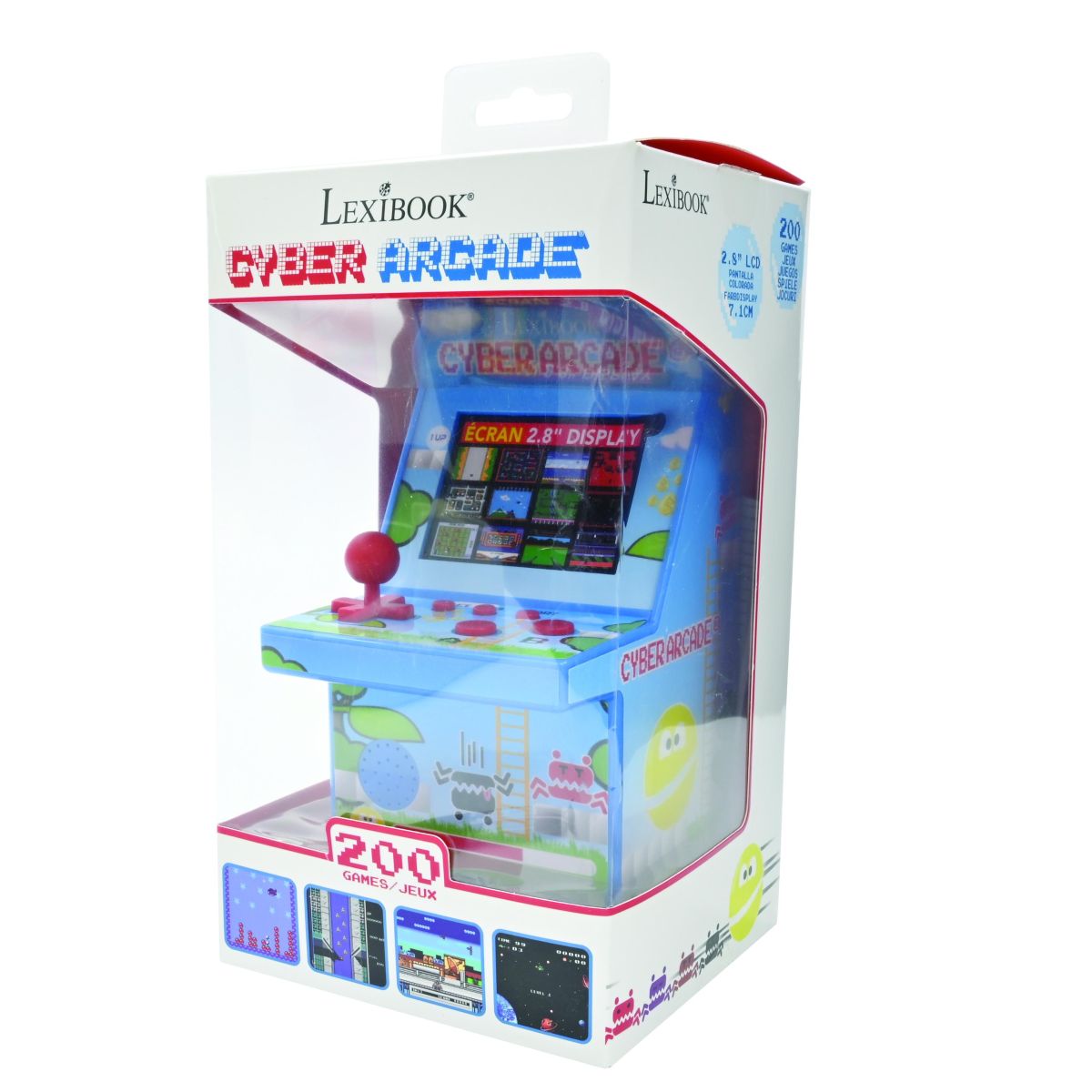 Lexibook Herní retro konzole s barevnou LCD obrazovkou 2,8'' 200 her