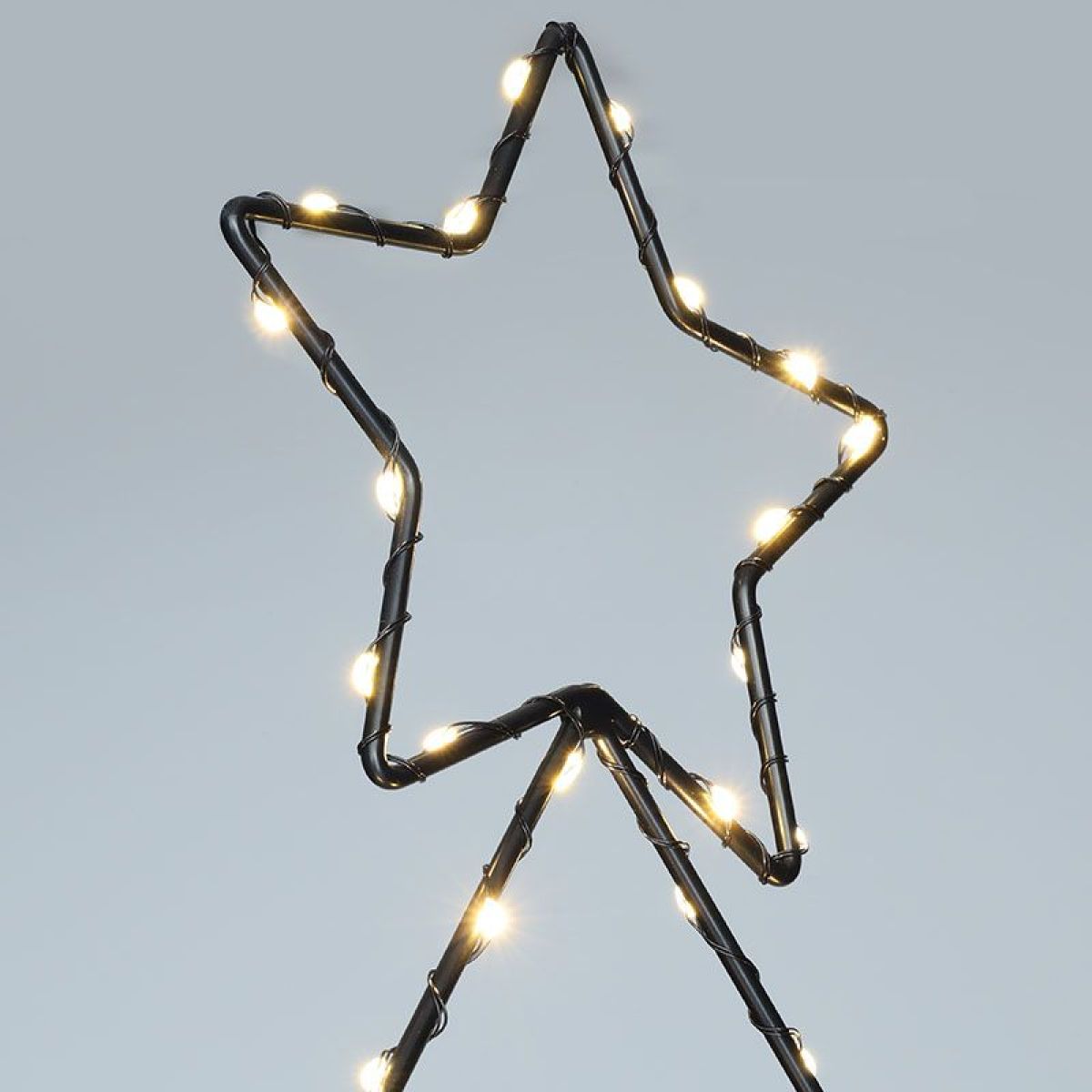 Solight LED venkovní dekorace vánoční stromeček, 85x LED, časovač, 68cm, 3x AA