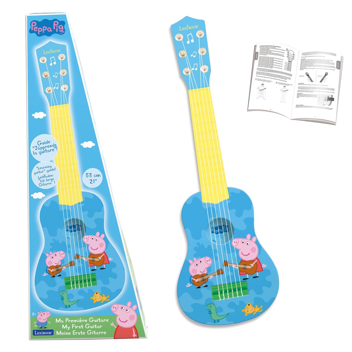 Lexibook Moje první kytara Prasátko Peppa 53 cm
