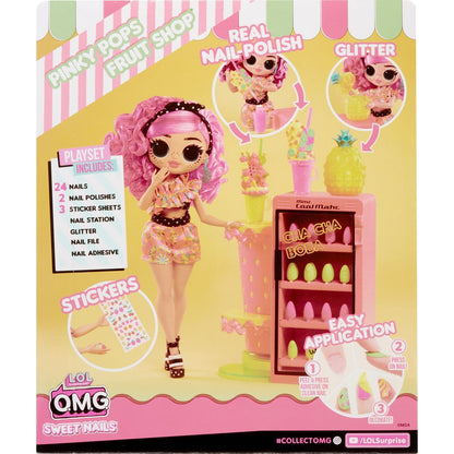 L.O.L. Surprise! OMG Nehtové studio s panenkou - Pinky Pops Fruit Shop