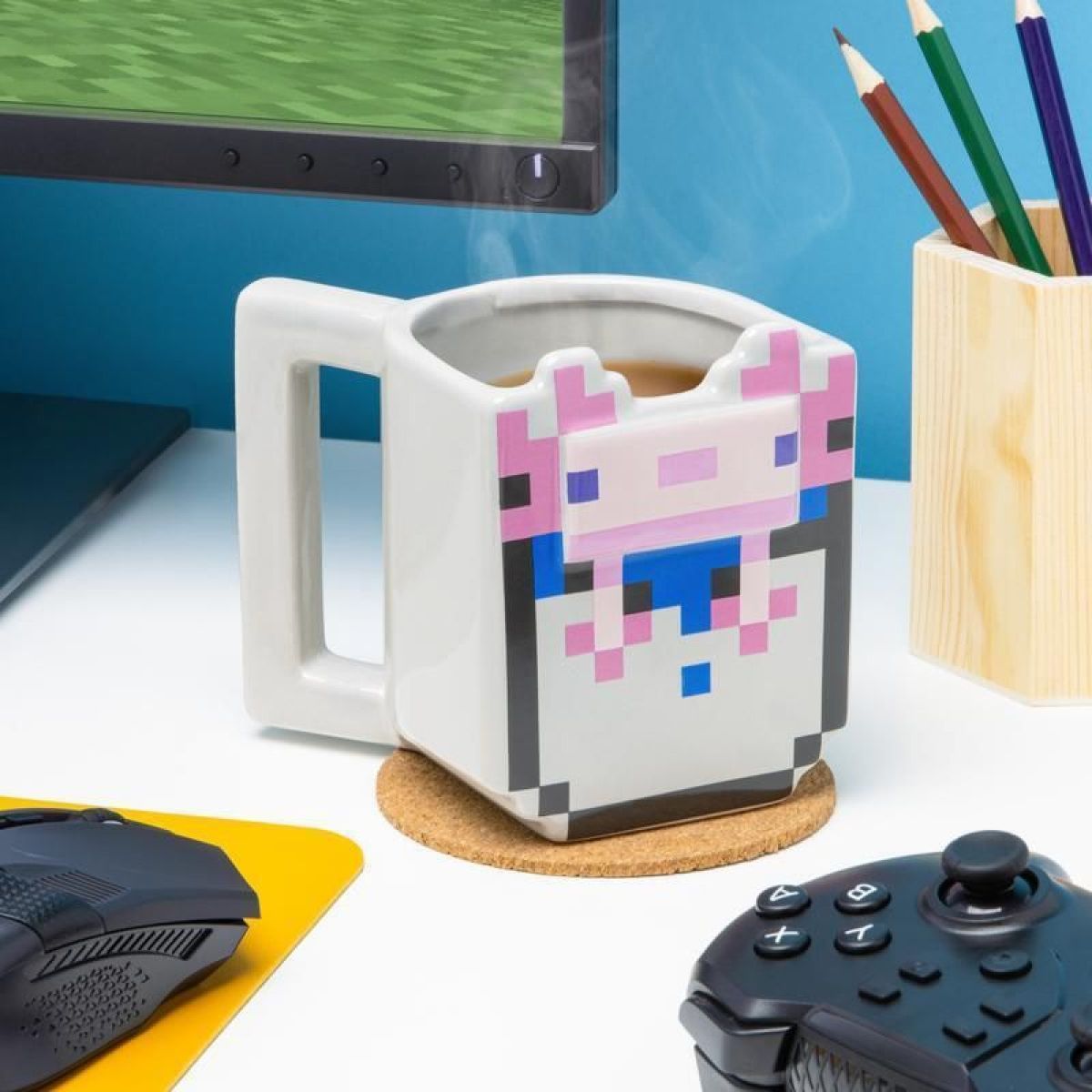 Epee 3D hrnek Minecraft Axolot 400 ml