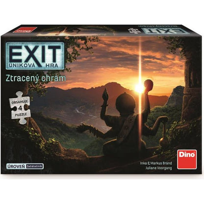 Dino Úniková hra s puzzle: Ztracený chrám párty hra