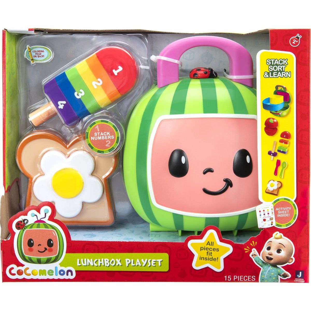 Cocomelon roleplay Lunchbox hrací set 15 dílků
