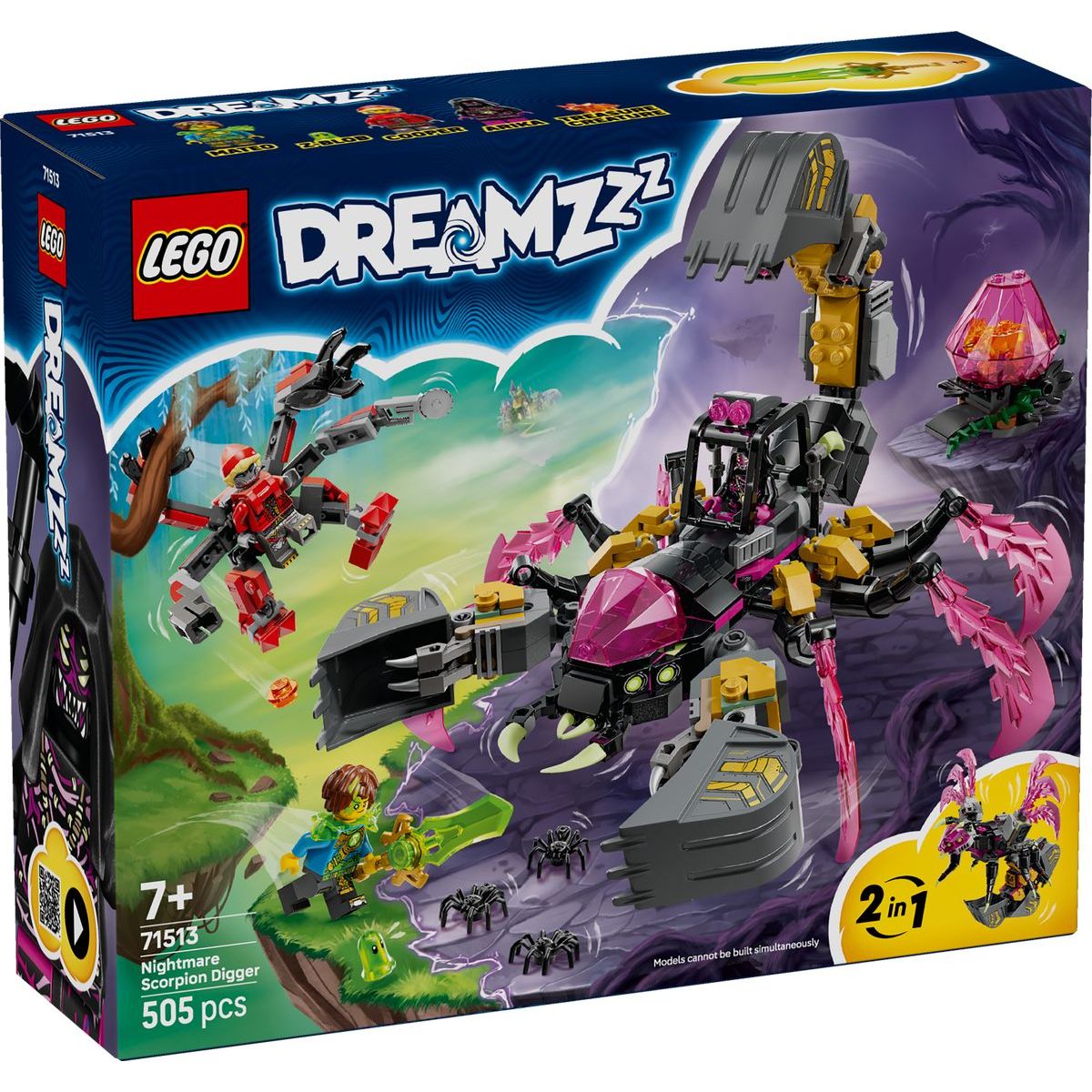 LEGO® 71513 Škorpioní rypadlo z nočních můr