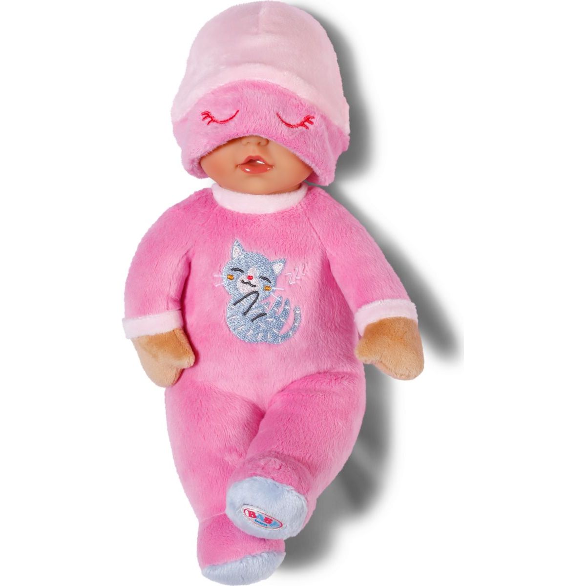 BABY born for babies Spinkáček tmavě růžový, s chrastítkem uvnitř 30 cm