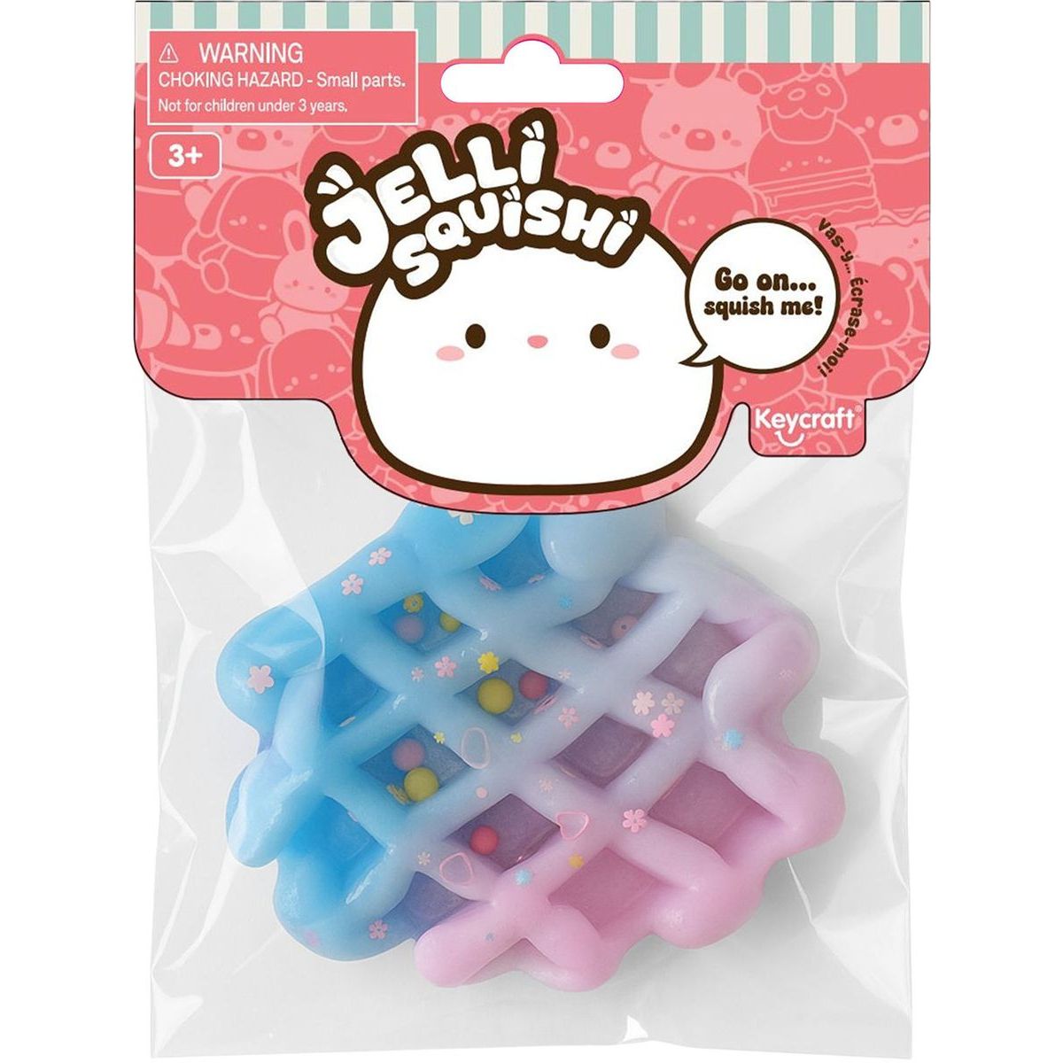 Alltoys Mačkací gelový Donut Vafle Jelli Squishi