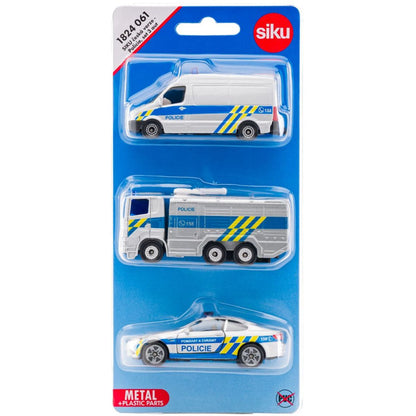 Siku 1043182406100 česká verze Set policejní sada 3 aut