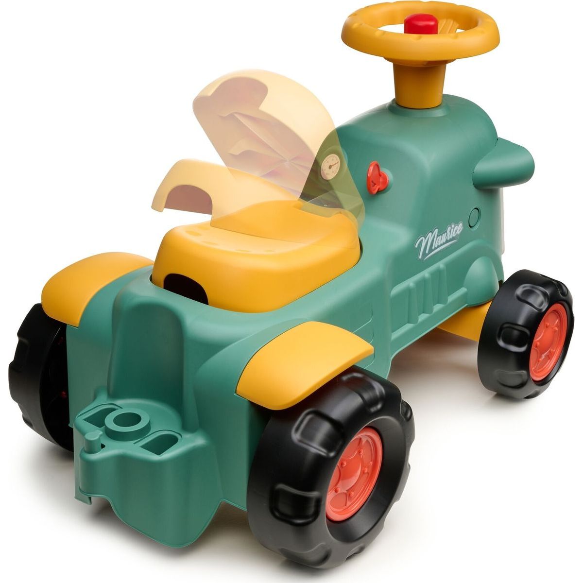 Falk Odstrkovadlo - traktor Maurice zelený s valníkem