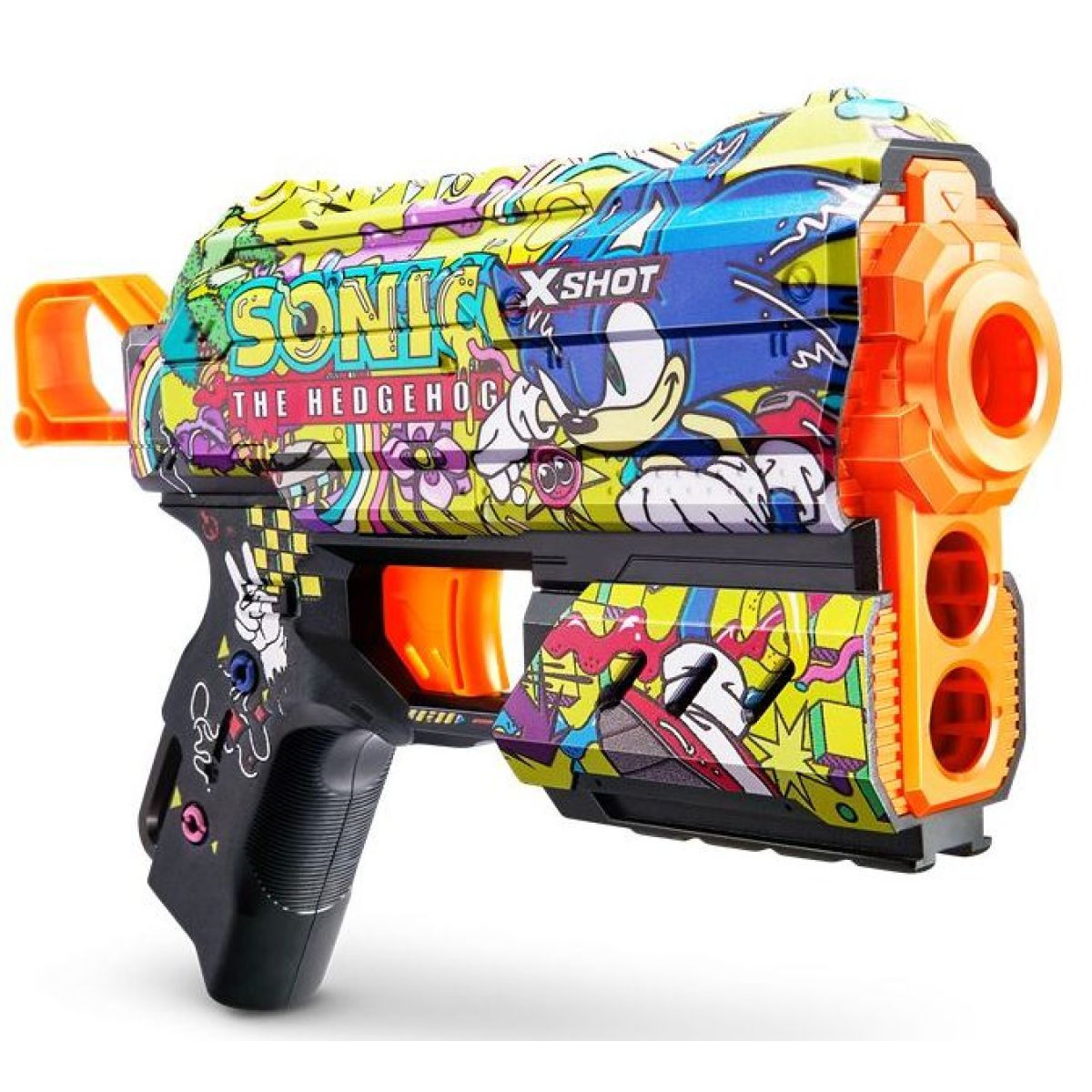 ZURU X-SHOT Skins Flux SONIC the Hedgehog