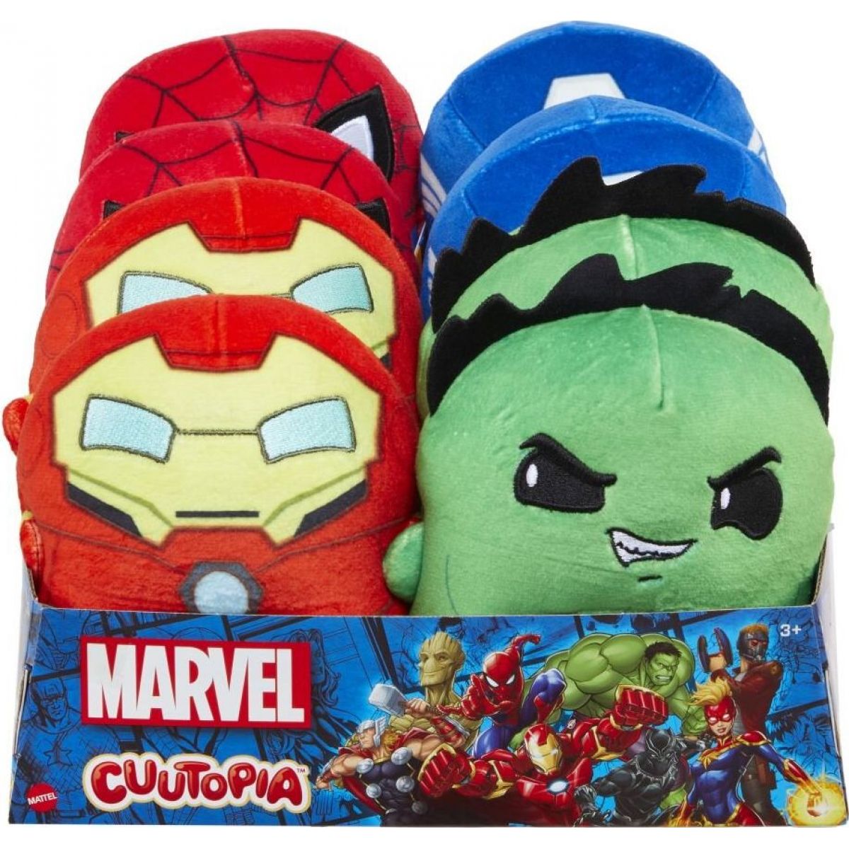 Mattel Cuutopia 12 cm plyšák Spidermann