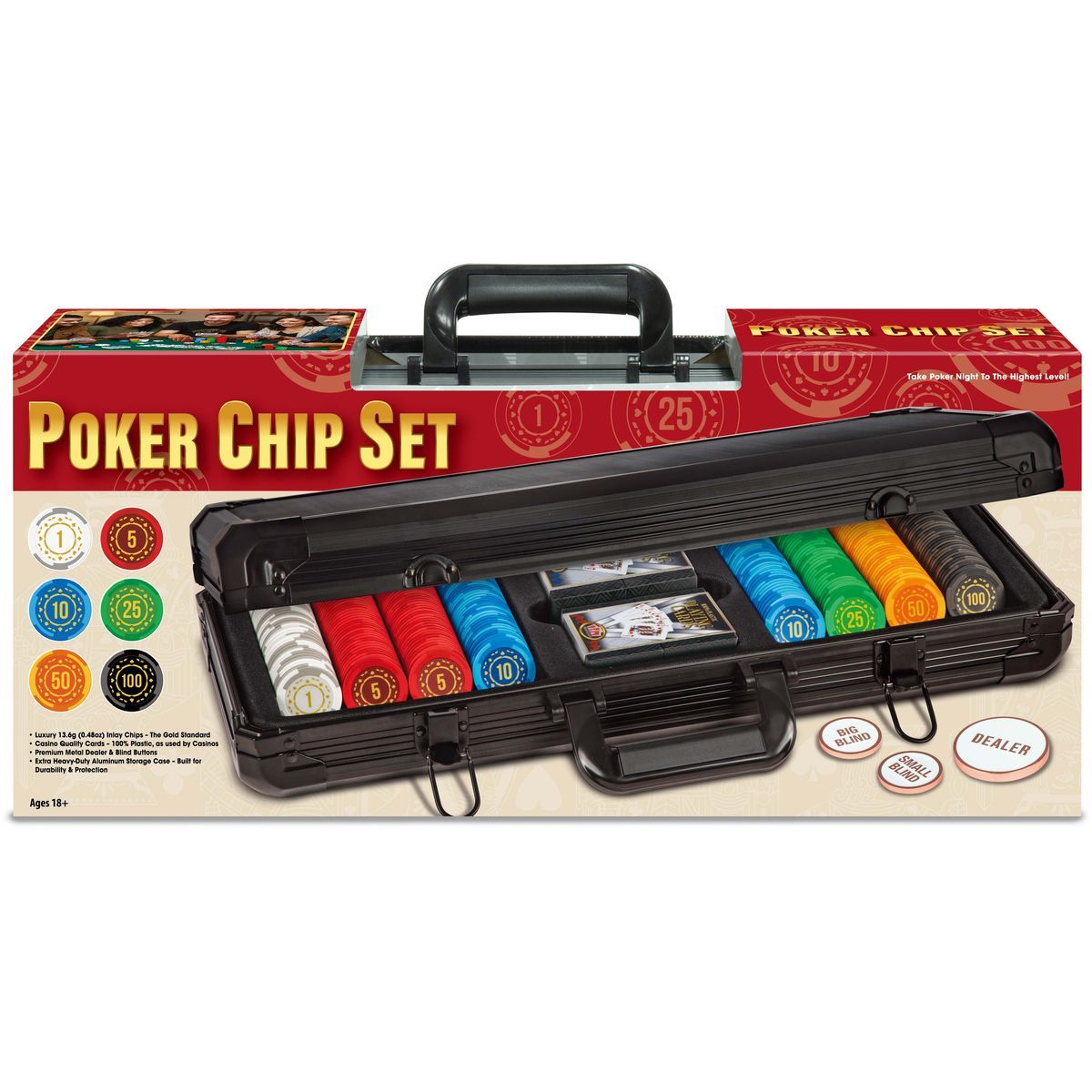 Pokerová sada ProPoker 400 ELITE s žetony 14g