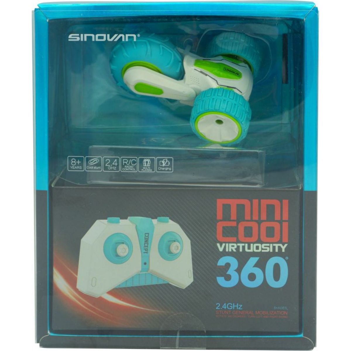 Alltoys Kaskadérské RC auto mini tyrkys