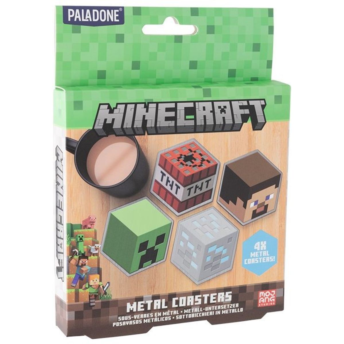 Minecraft set podtácků