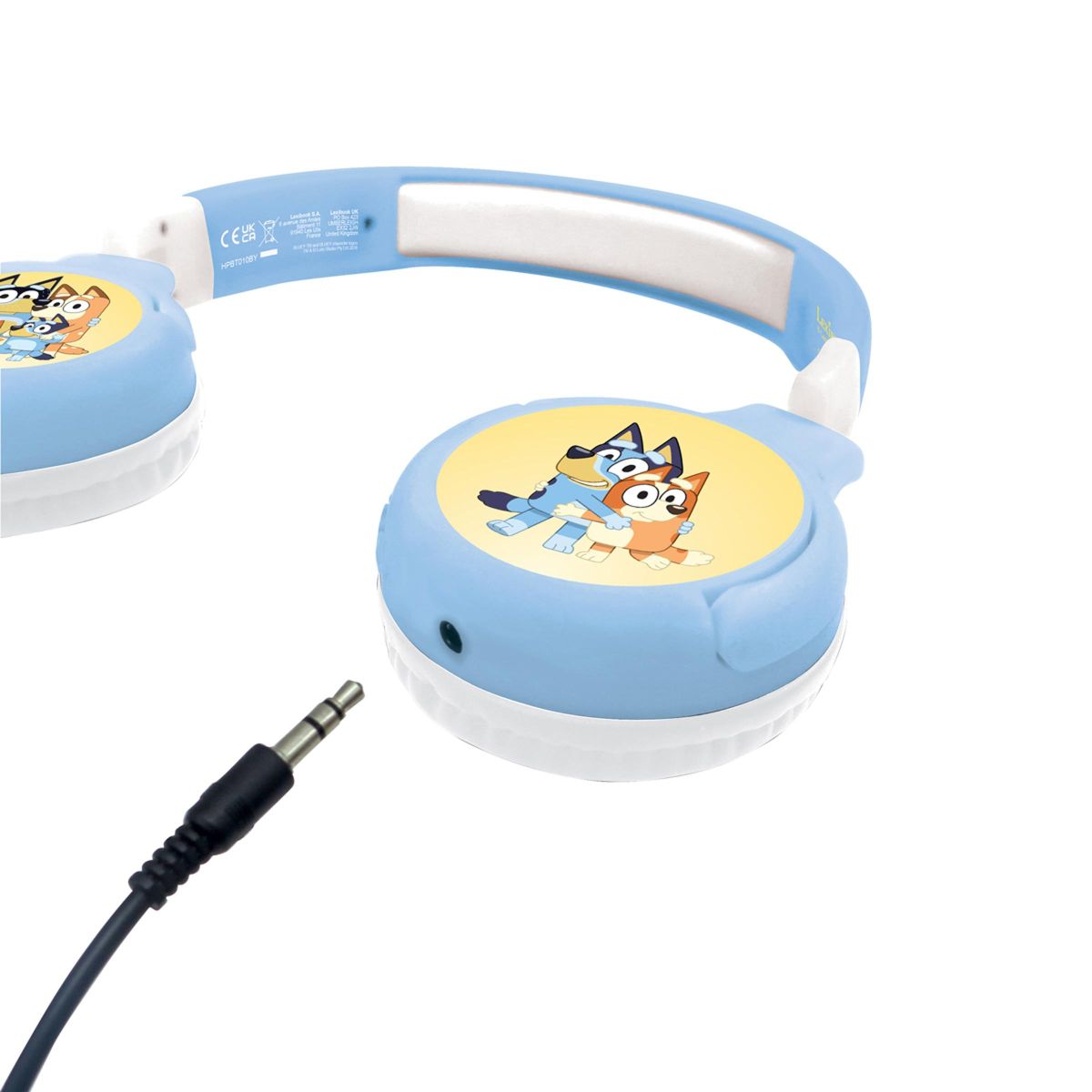 Lexibook 2v1 bluetooth skládací sluchátka Bluey s limitem hlasitosti