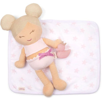 LullaBaby Panenka plyšová do vany Blonde Hair