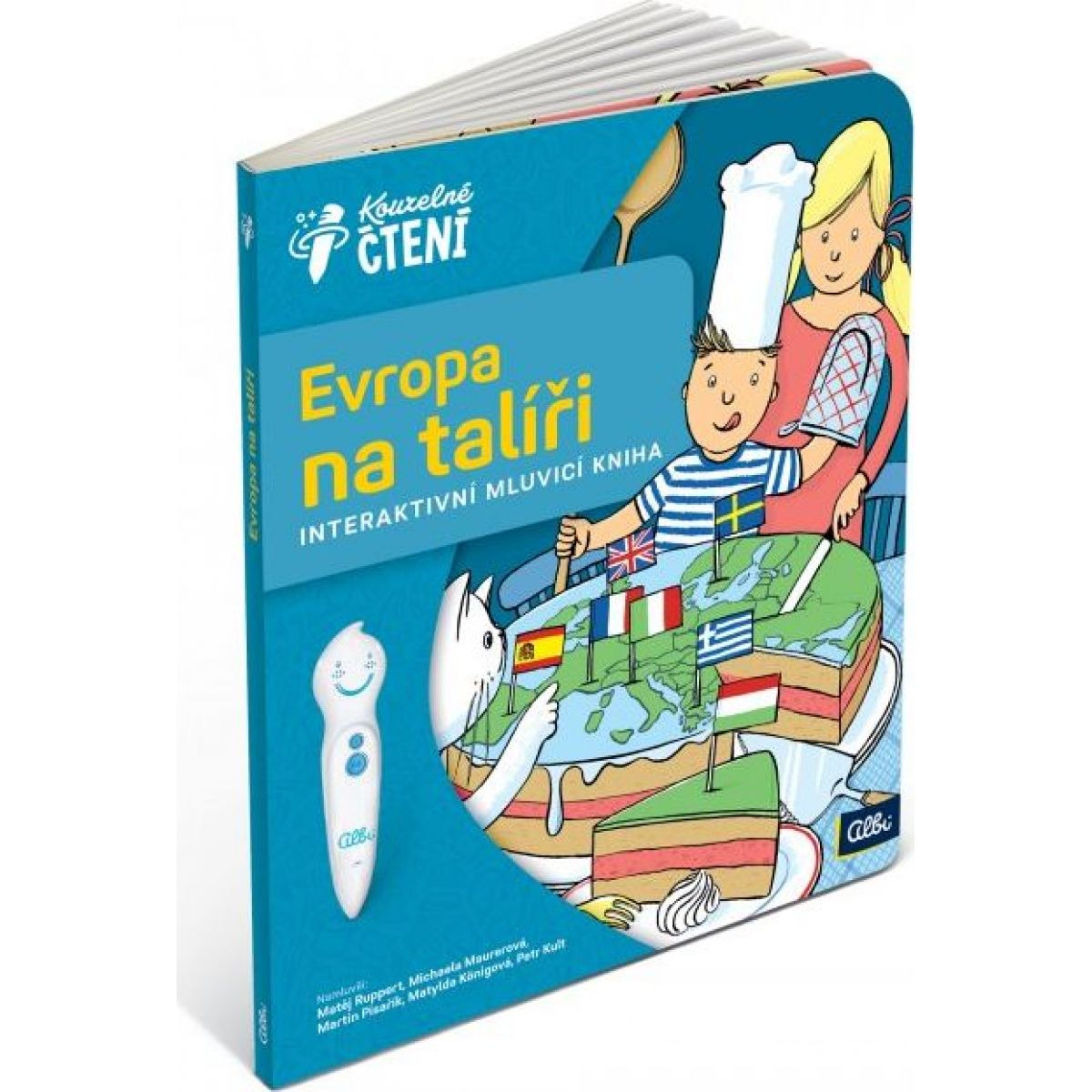 Albi Kouzelné čtení Kniha Evropa na talíři