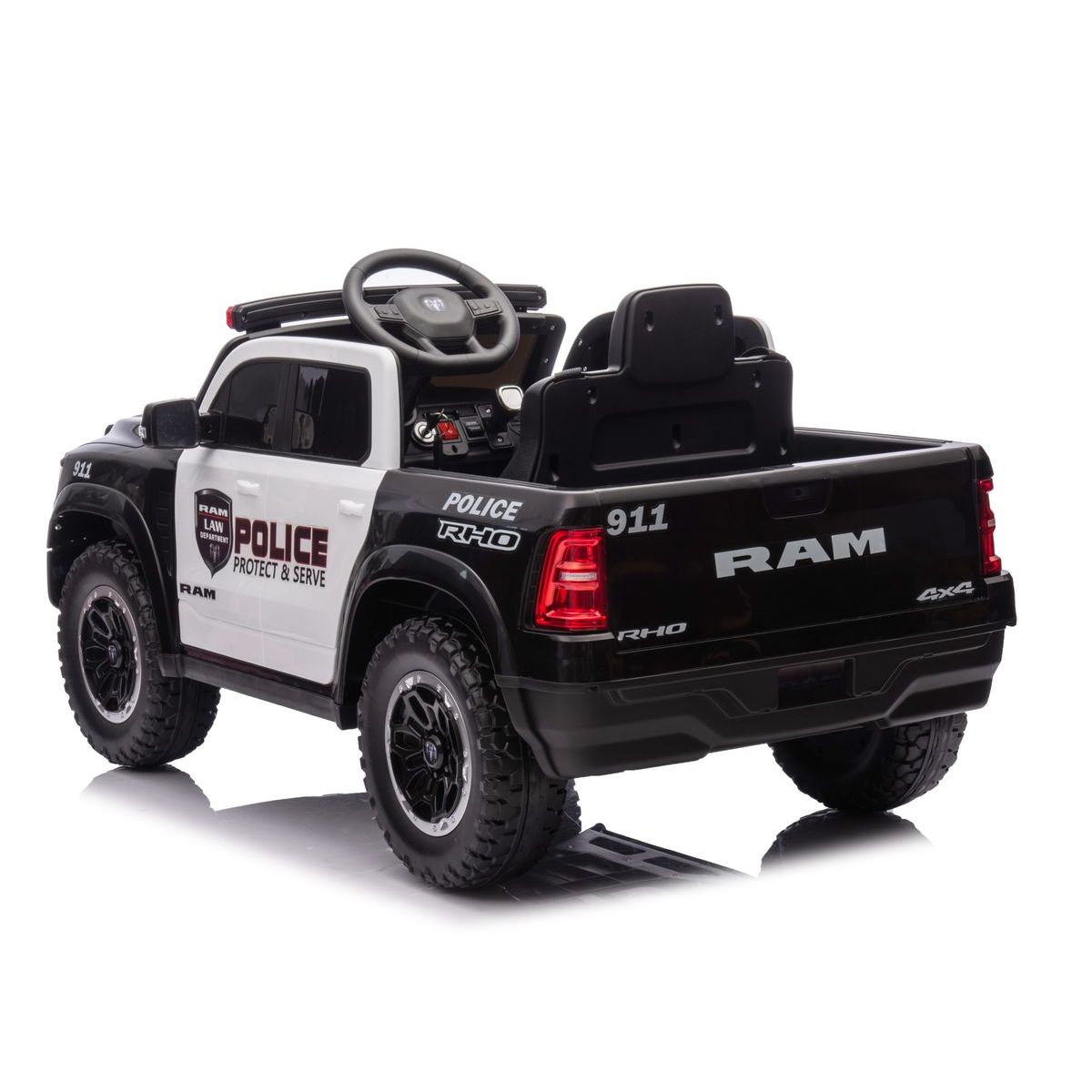 Sparkys Dětské elektrické policejní auto RAM 1500 RHO Super Truck + dálkový ovladač
