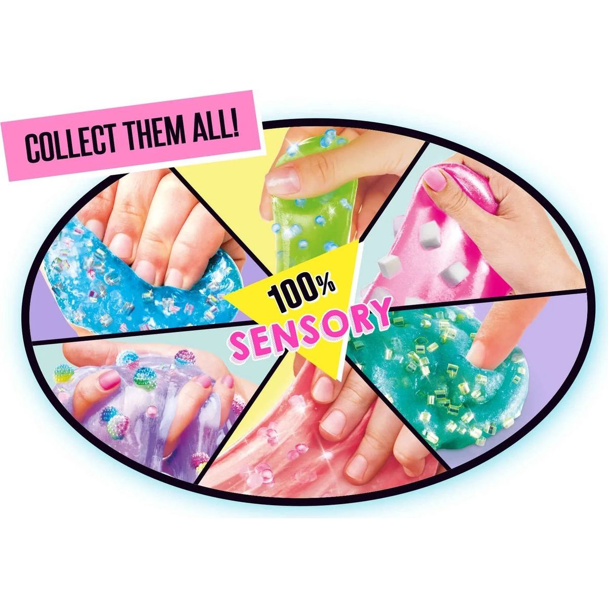 Slime sliz 1pack pro holky modrý sensory
