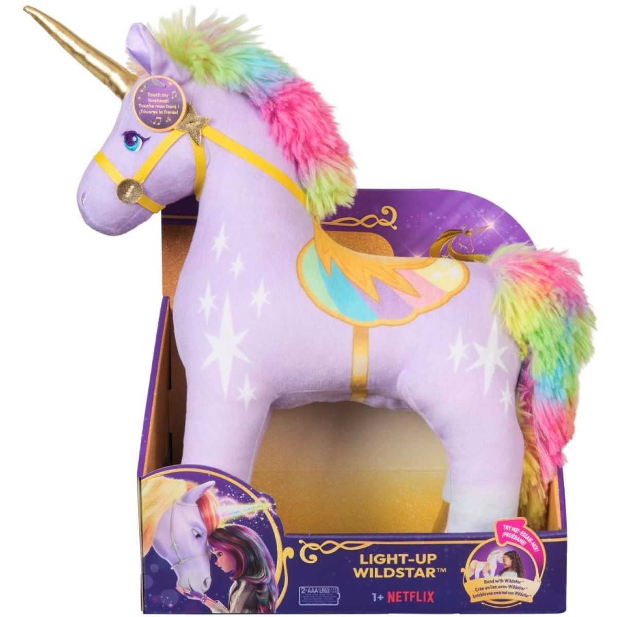 Unicorn Academy plyšový jednorožec Wildstar se zvuky 38 cm